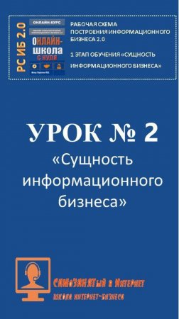 Урок 2. Сущность информационного бизнеса