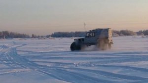 Вездеход Хищник по снегу