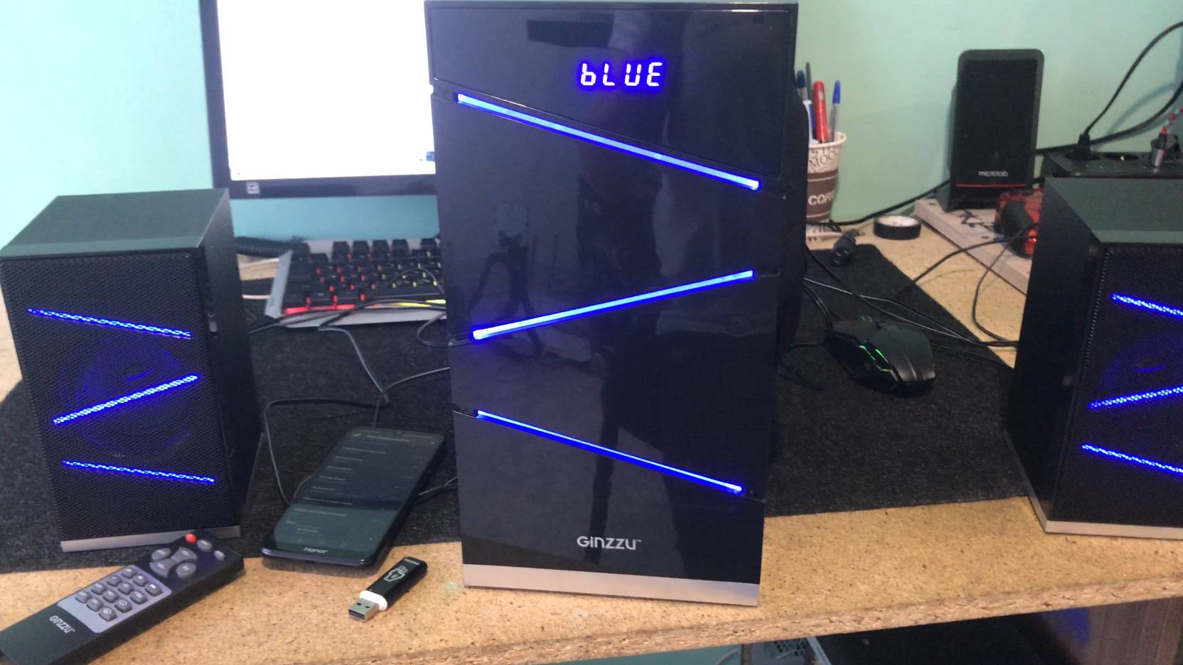 Акустика Ginzzu GM-420 2.1 смотреть онлайн