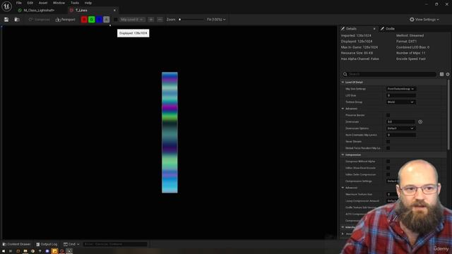 2. Lightshafts - Texture Settings