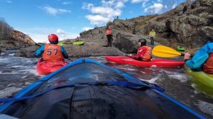 Порог Ревун. Тренировка на пакрафте.