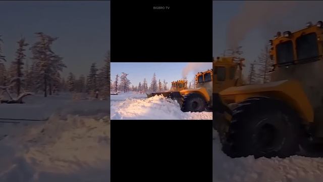 ЗИМА #shorts #funnyshorts #trending #tractor #кировец #offroad #дорога #спецтехника #top #bigbrotv