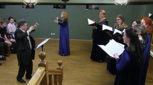 "Час да почасу" русская народная песня. Обработка А. Ларина. Хор "Голос Вам". Соло - А. Драгунская.