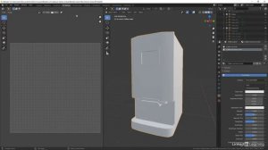 Архитектурная визуализация (Blender + Substance) готовим кофемашину к экспорту   (82)