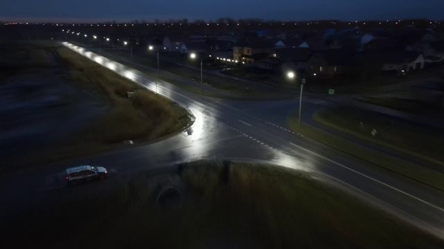 Город Новоалтайск. Уличное освещение.