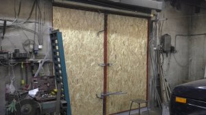 Утепление гаражных ворот своими руками