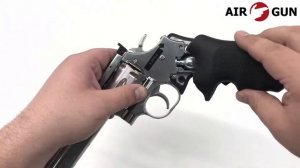 Пневматический револьвер ASG Dan Wesson 715-6 silver 4,5 мм