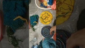 Тестируем разные виды шерсти. Валяем подставки под горячее. Прямой эфир от 14.09.2022 г.