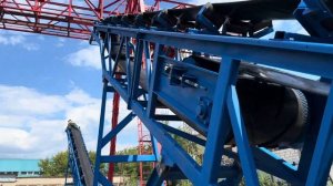 Incline mobile belt conveyors for the grain