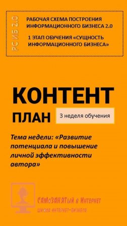 КП. 3 неделя обучения. Развитие потенциала и повышение личной эффективности