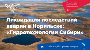 Устранение последствий аварии по разливу топлива в Норильске в 2020 году