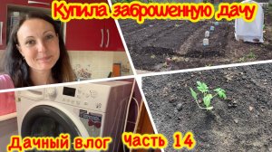 УЕХАЛИ С ДАЧИ/ЗАКОНЧИЛА ДЕЛАТЬ ГРЯДКИ/УСТАНОВИЛИ СТИРАЛЬНУЮ МАШИНКУ/КУПИЛА ЗАБРОШЕННУЮ ДАЧУ