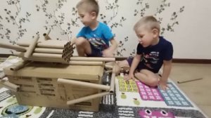 танк из картона