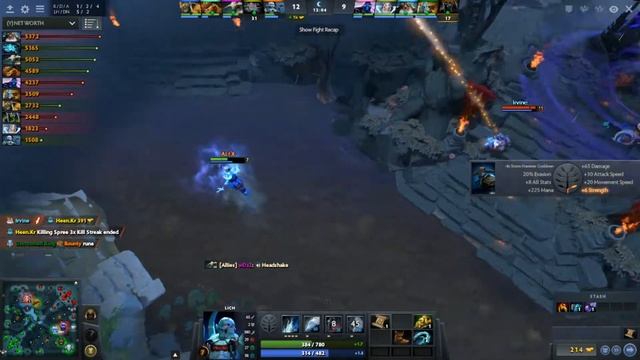 Storm Spirit Heenkr Fun Game Play Dota 2 High MMR Match смотреть онлайн