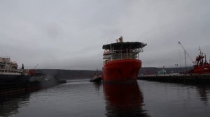 Судно Normand Pioner в порту Мурманска (10.10.2021)