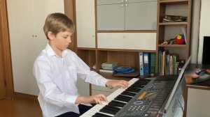 Участник Конкурса "Дорогою Добра", Федор Зотов, фортепьяно В.Данкамб "Менуэт для труб"