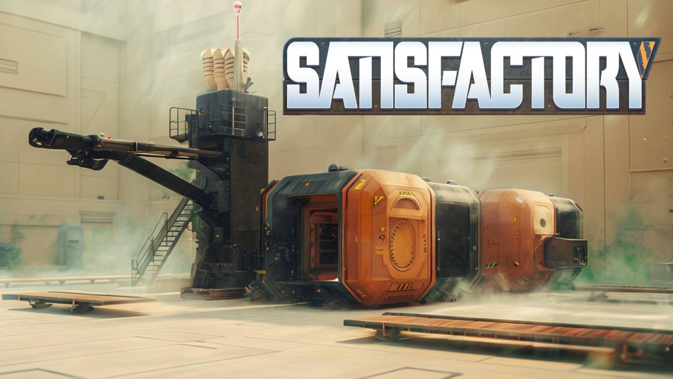 Satisfactory №51 Режим "Исследователь"4k 60к/с - Стройка большого склада ресурсов ч1. #satisfactory