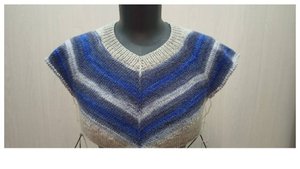 Туника из пряжи Alize superlana klasik. Начало вязания.