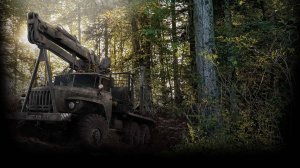 Spintires. 2024г. Финал прохождение #3 Локация Побережье Перевозка леса по тайге на УРАЛе 4320