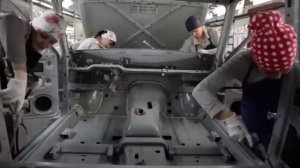 Окраска автомобилей Нива на конвейере АвтоВАЗа