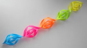 Гирлянда из бумаги. Поделки на Новый год