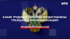 Какие трудовые гарантии предоставлены гражданам при мобилизации?