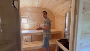 Баня квадро 6м в Дзержинске
Обзор бани внутри