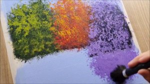 РАЗНОЦВЕТНЫЕ КУСТЫ  - Арт-пространство - РАЗВИВАШКА для детей и родителей! Техника и подходы рисован