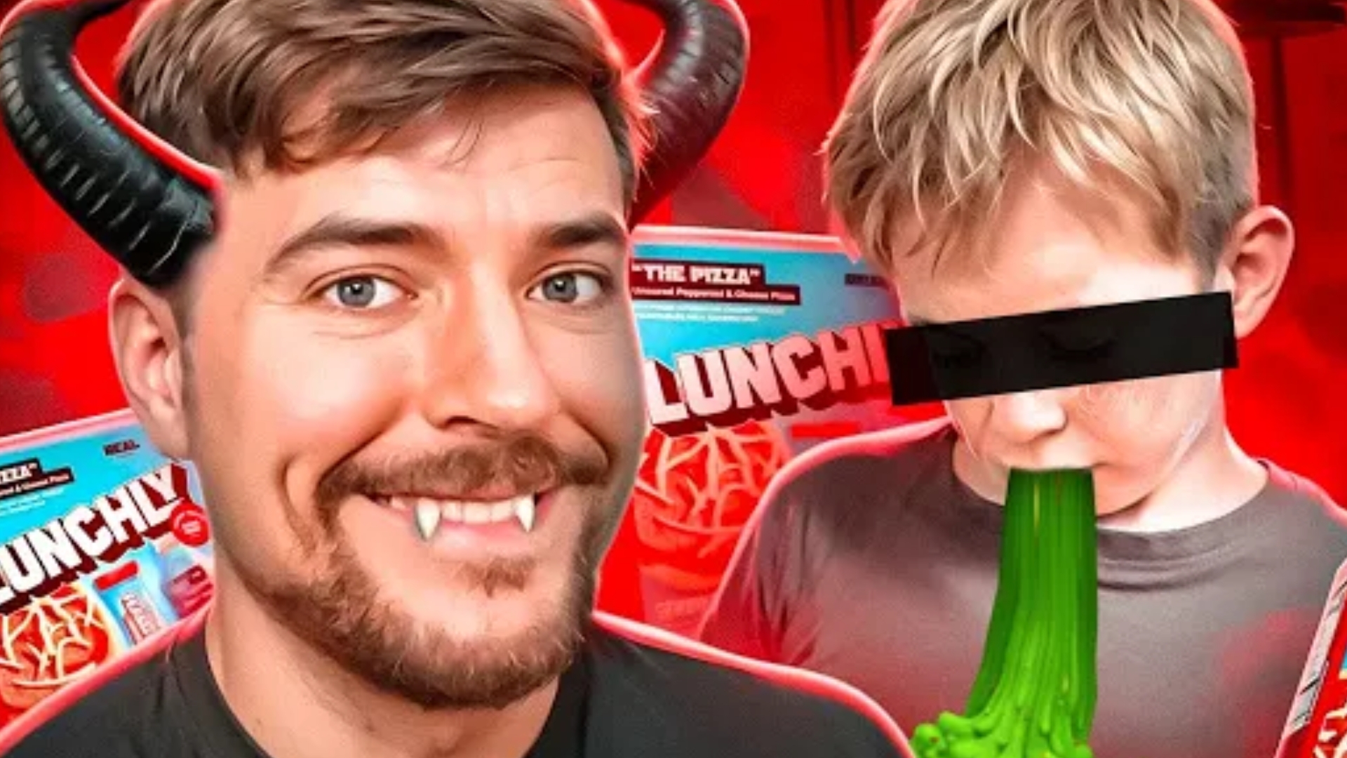 МИСТЕР БИСТ ТРАВИТ ДЕТЕЙ СВОИМ ЛАНЧ-БОКСОМ