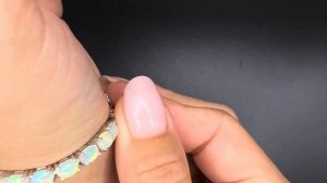 Браслет с эфиопским опалом ОПА055