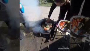 Фаршированные овощи в казане