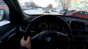 2019 BMW X1 18d 2.0 xDrive Steptronic (150HP) POV TEST DRIVE