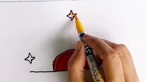 Красочное солнышко!рисование  и раскраски для детей и малышек