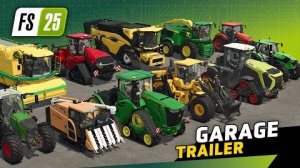 🆕Машины из Farming Simulator 25 - ГАРАЖНЫЙ ТРЕЙЛЕР👨🌾🚜