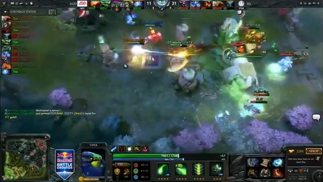 LGD vs Invictus Gaming | Game 3 | Red Bull Battle Grounds Dota 2 | 13 04 2015 | Highlights смотреть онлайн