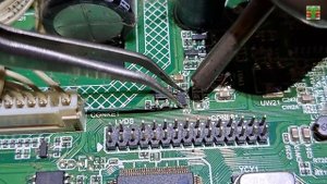 Pensonic LED-3288 Проблема с основным питанием платы матрицы TCON