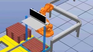 Jars depalletizer ABB Robot Studio model