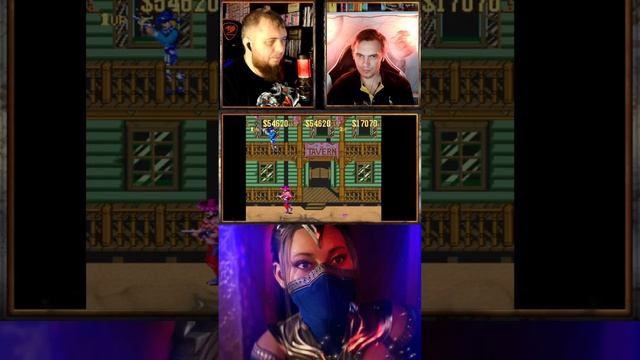 #shortsstream Sunset Riders(SNES)Полное прохождение в коопе с Shecool