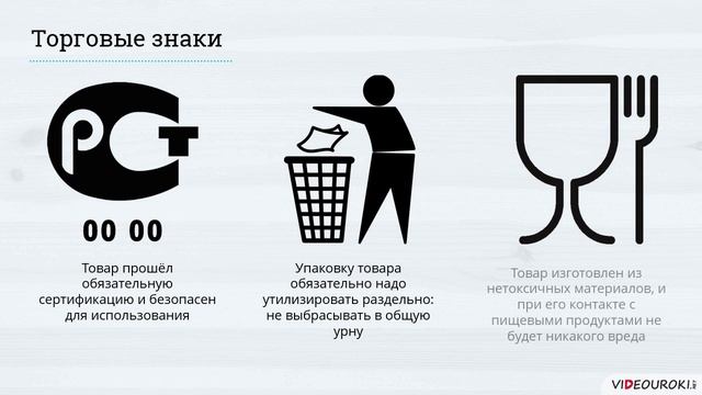 Информация о товарах