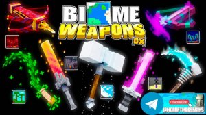 Minecraft Bedrock DLC  "Biome Weapons"