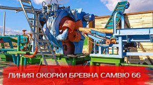 Линия окорки бревна Cambio 66