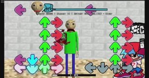 Fnf vs baldi с вазой но намного сложнее