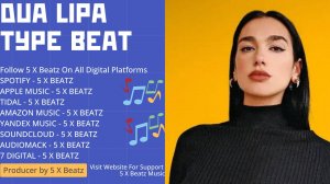 DUA LIPA - POP - TYPE BEAT - TURBO - 2024