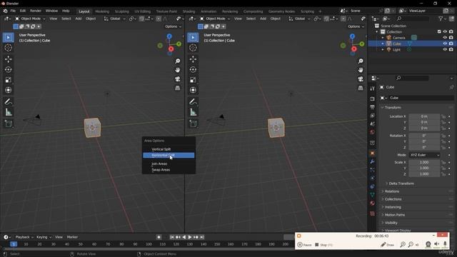 8. Blender Interface - Areas