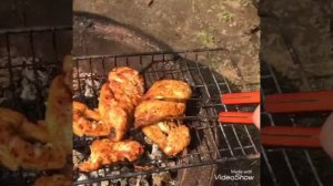 Шаурма в пите на гриле