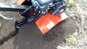 Пахота мотокультиватором Elitech КБ 70