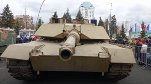 "Abrams" уже на Волге. В Самаре открылась выставка трофейного оружия.