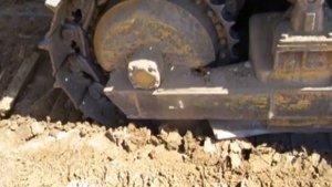Определяем тяговые параметры с вывешенными телегами на бульдозере