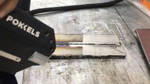 Лазерная очистка сварного шва