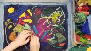 Войлок в технике Свободного рисования